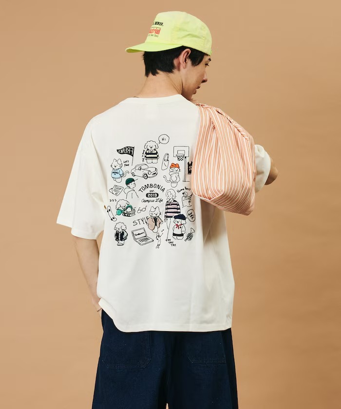 日本 Freak's Store x tombonia 別注 Back Print Pocket Tee
