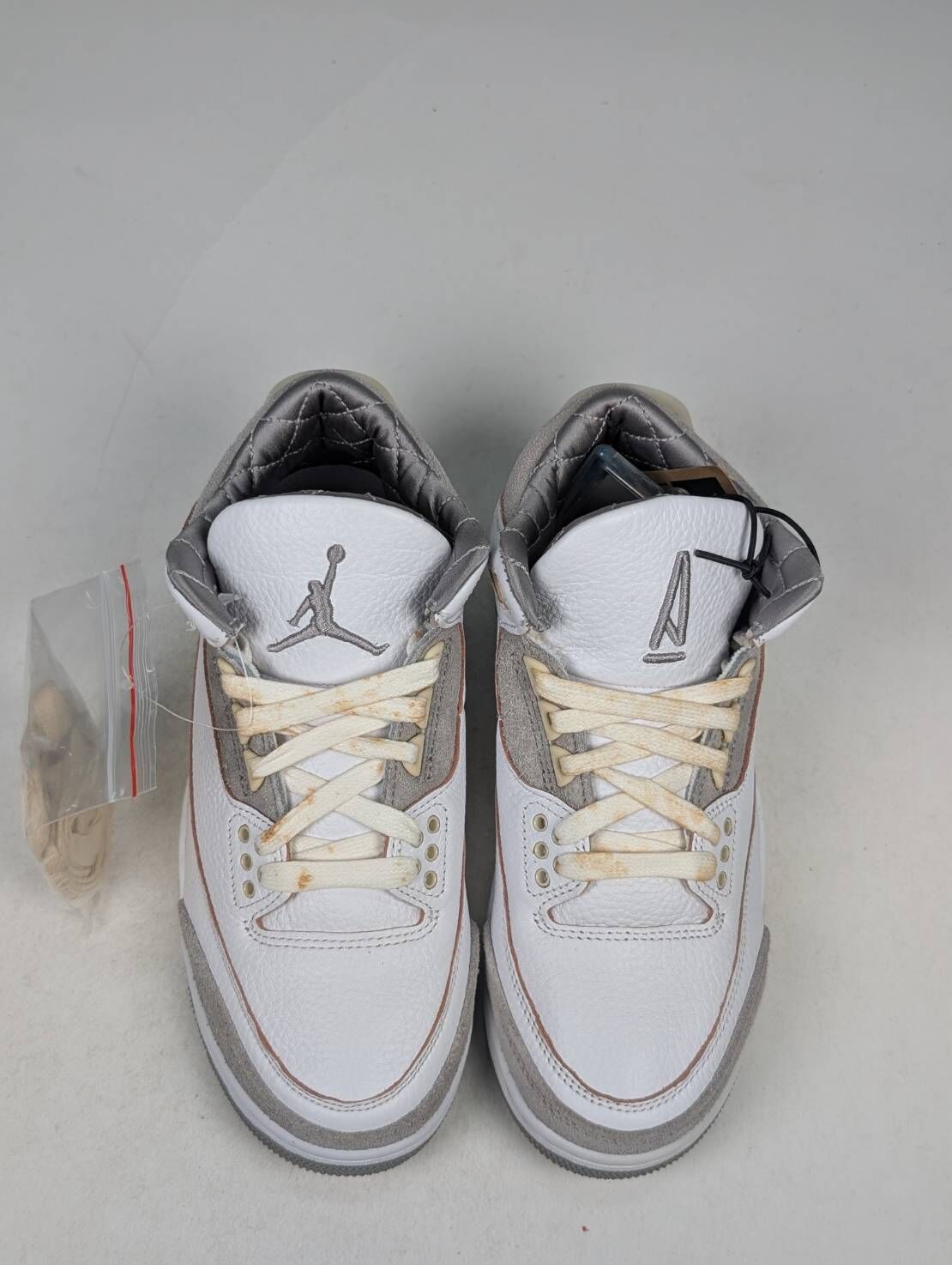 微瑕疵-左右腳鞋帶泛黃 DH3434-110 W5.5 A Ma Maniere x Air Jordan 3 Retro “Raised by Women” 聯名款