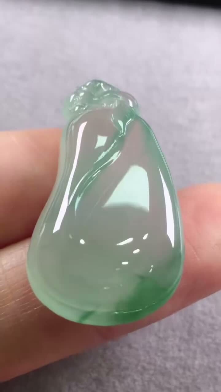 翡翠福瓜,天然翡翠A玉, 緬甸玉, Jade, Jadeite