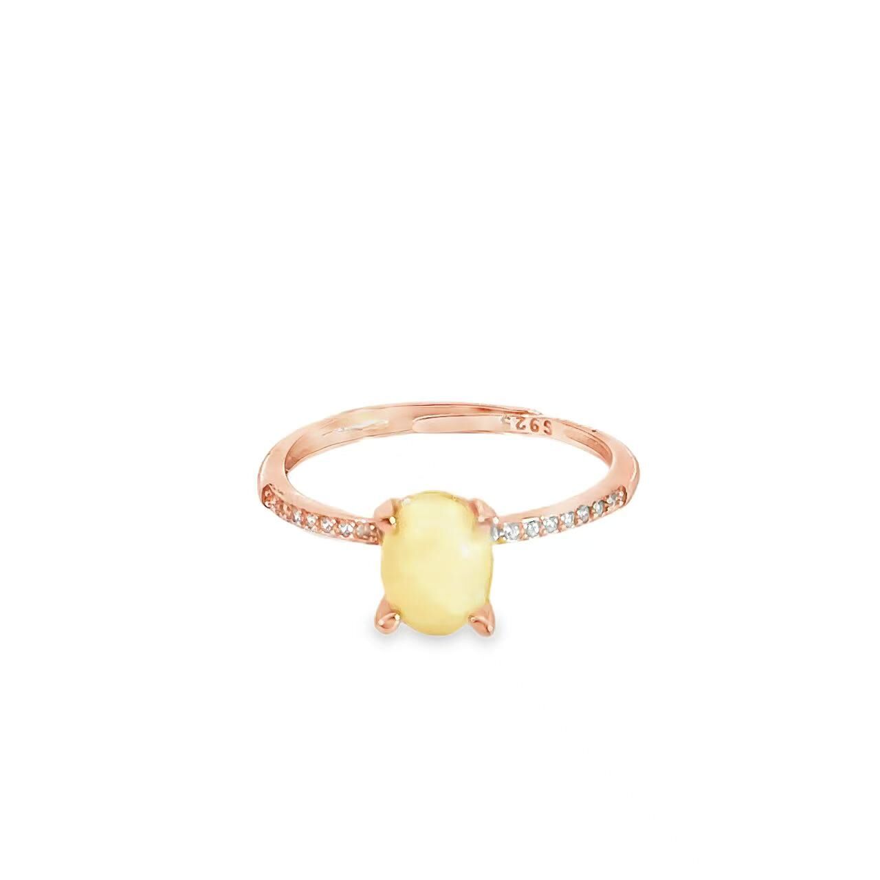 จิวเวลรี่มินิมอล｜โอปอล｜เงิน S925｜แหวน｜R71