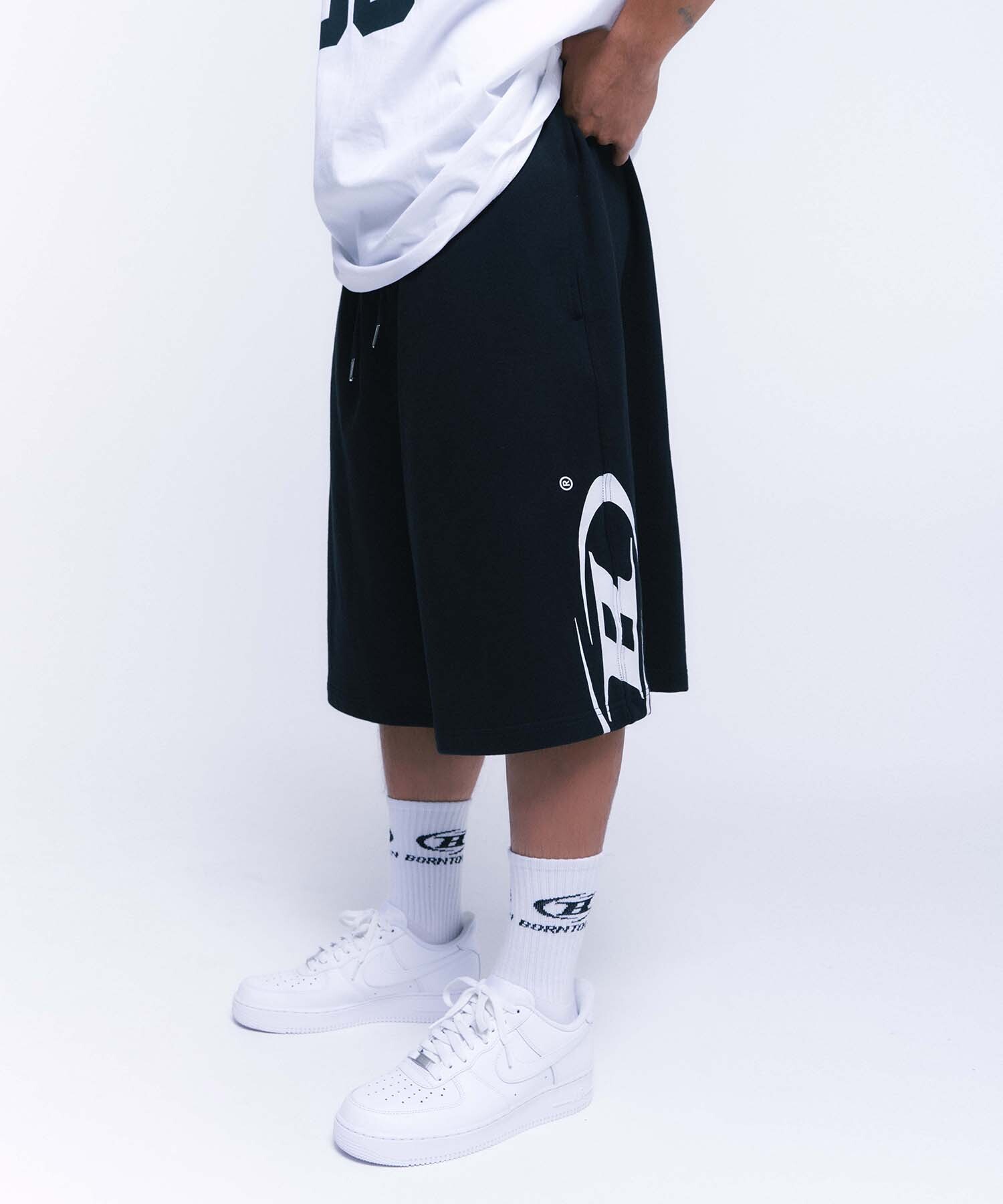 SIDE B LOGO HALF PANTS