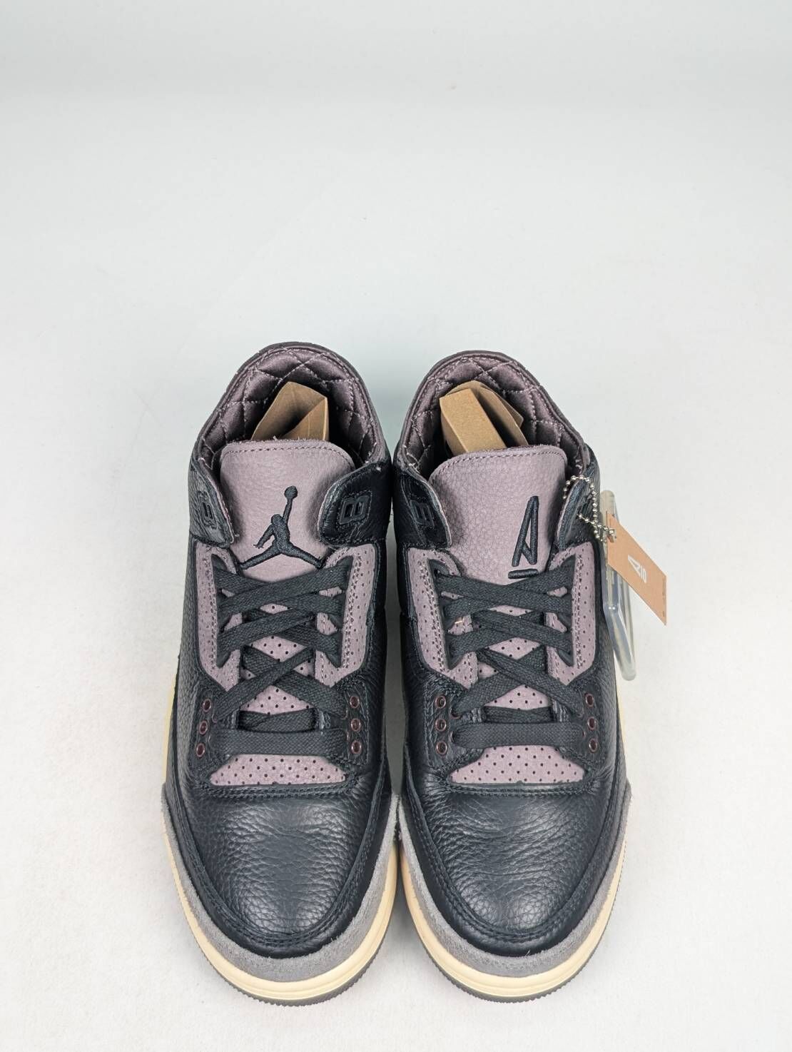 微瑕疵-右腳內側破皮 FZ4811-001 W7.5 A Ma Maniere x Air Jordan 3 Retro "Black" W 聯名款 紫羅蘭礦石 女鞋 男女段