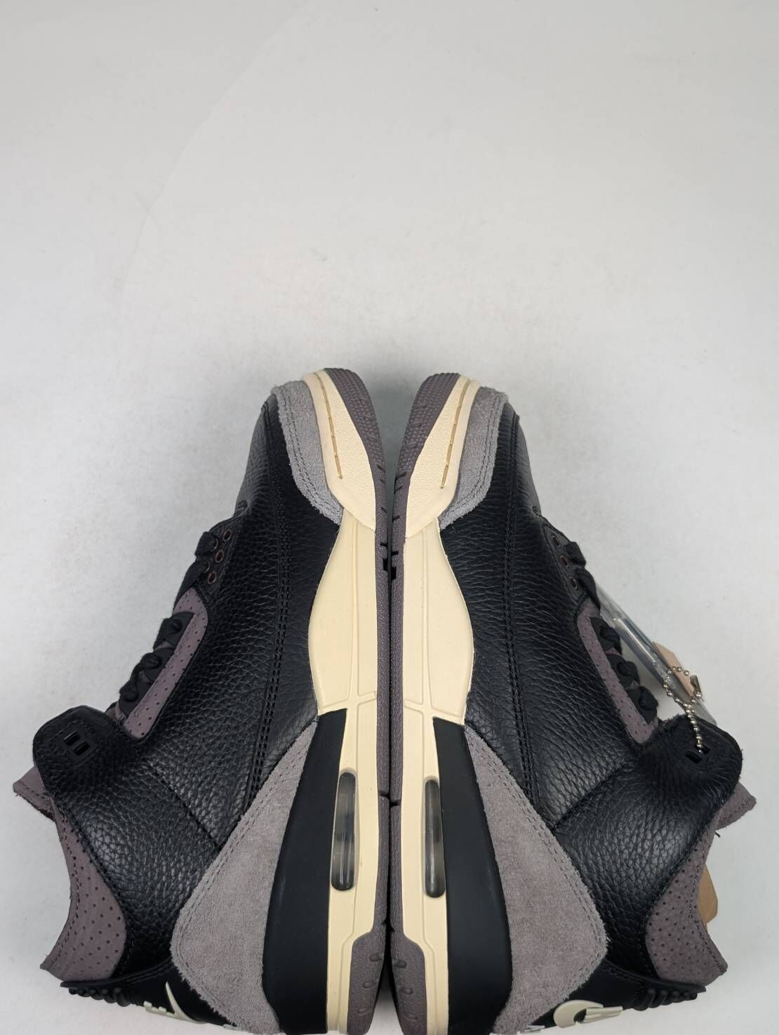 微瑕疵-右腳內側破皮 FZ4811-001 W7.5 A Ma Maniere x Air Jordan 3 Retro "Black" W 聯名款 紫羅蘭礦石 女鞋 男女段
