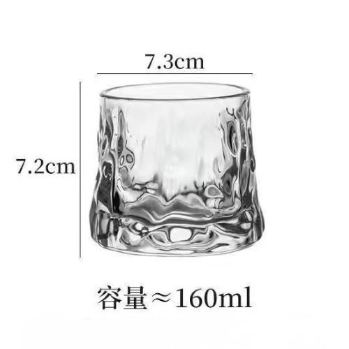 波紋玻璃威士忌杯 樣品出清｜特價品