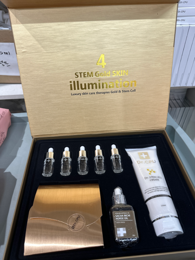 SM84 Dr. CPU 4部曲黃金護膚系列 4STEM GOLD SKIN illumination 4**到期日:2027/03