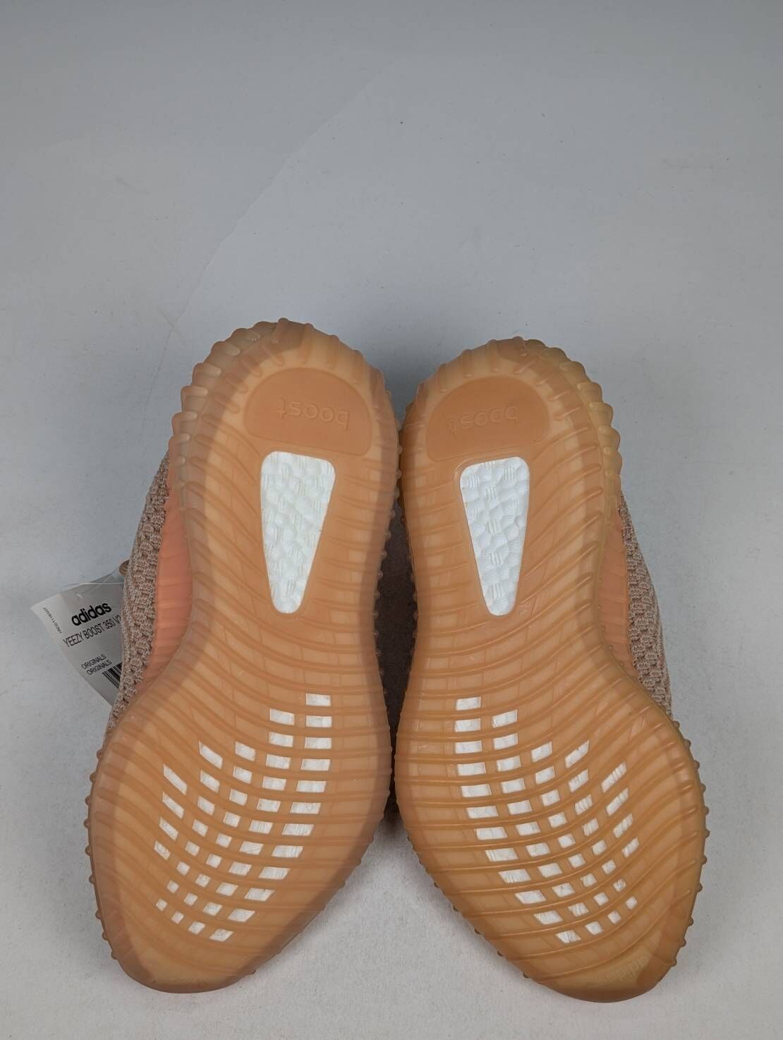 微瑕疵-左右腳中底色差 EG7490 22CM Adidas Yeezy Boost 350 V2 Clay 美洲限定 黏土