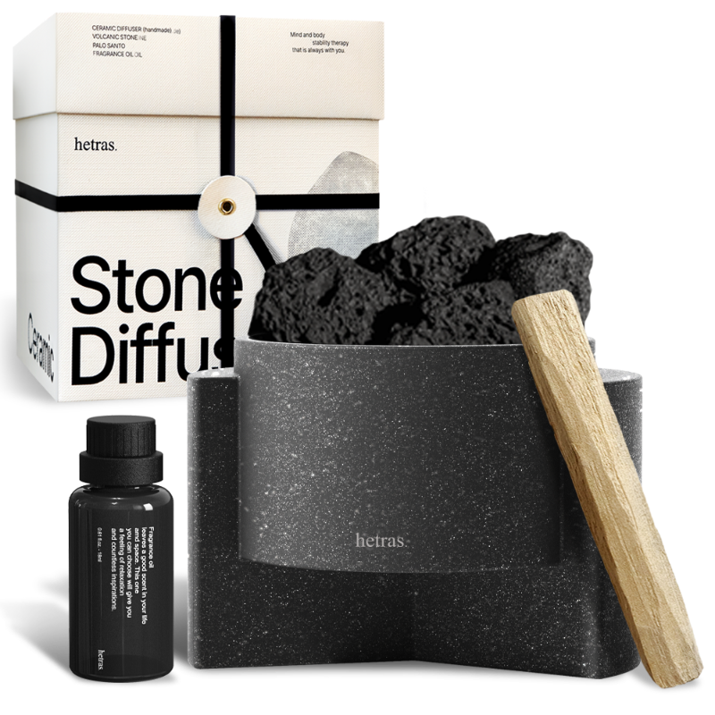 【 5/3收單 】Hetras Premium 擴香石套組 #07 Hotel Wood