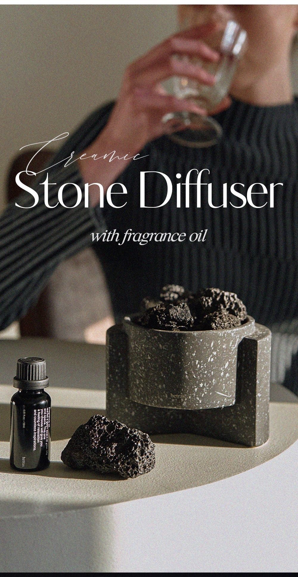 【 5/3收單 】Hetras Premium 擴香石套組 #07 Hotel Wood