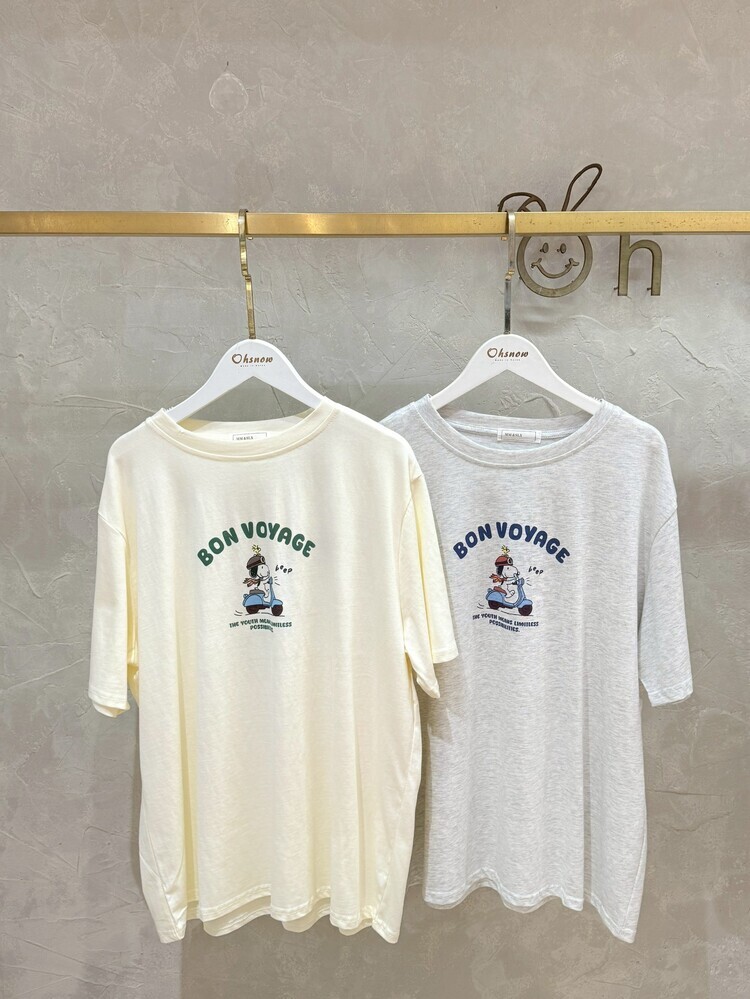 史努比&塔克騎摩托車涼涼上衣