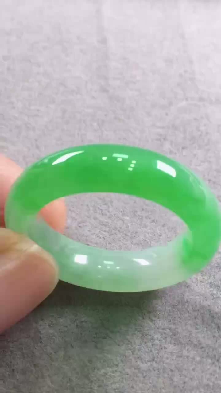 翡翠玉戒指,天然翡翠A玉, 緬甸玉, Jade, Jadeite