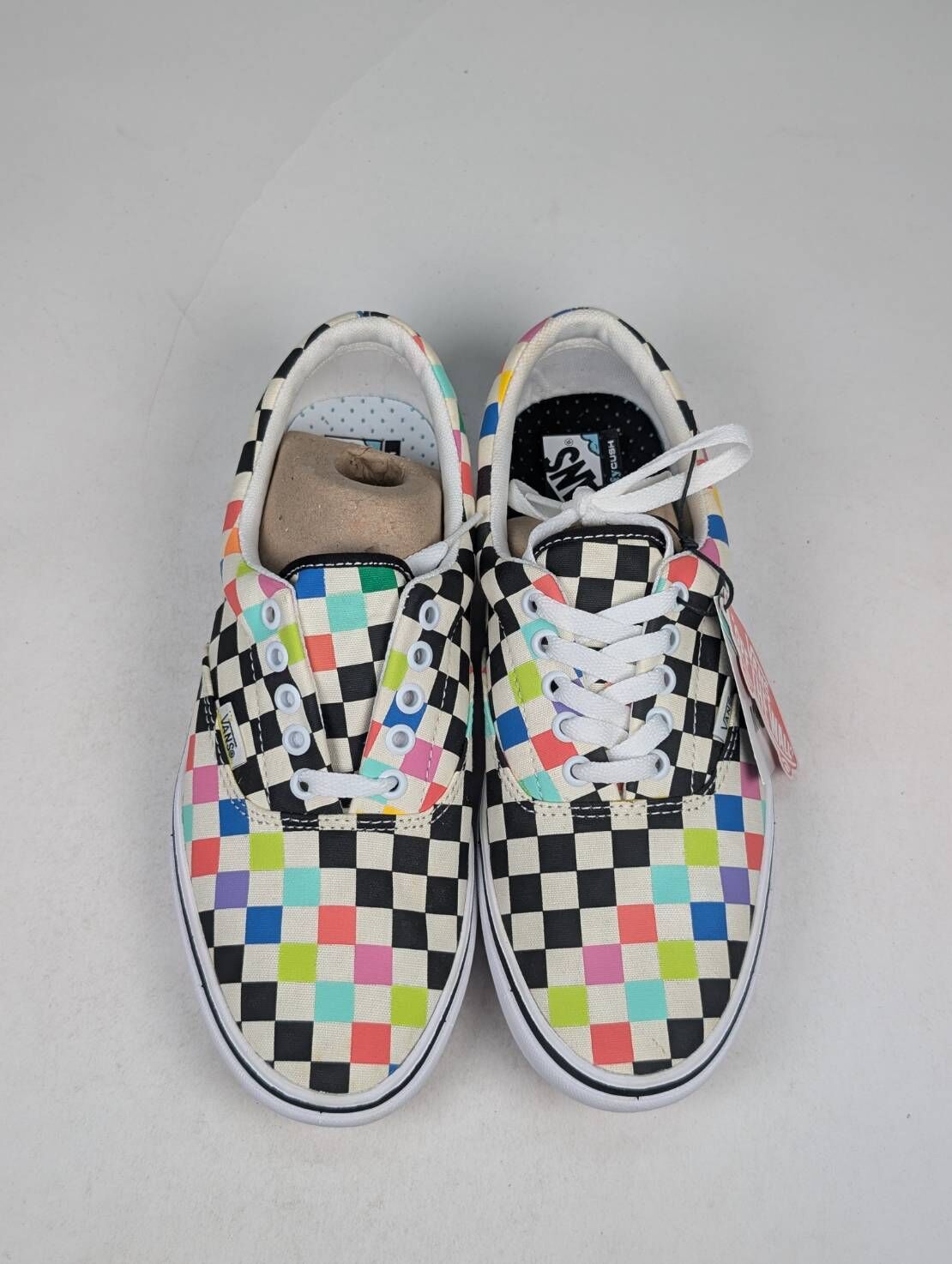 微瑕疵-左右腳明顯泛黃 VN0A3WM91PJ M8 VANS X MOMA滿版彩色棋盤格聯名限定版