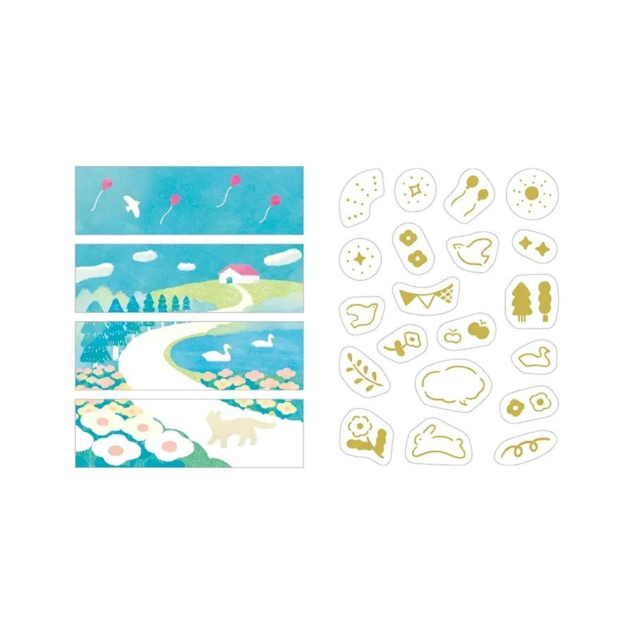 HITOTOKI｜KITTA 金箔拼貼款 山坡 (宮下和設計款)