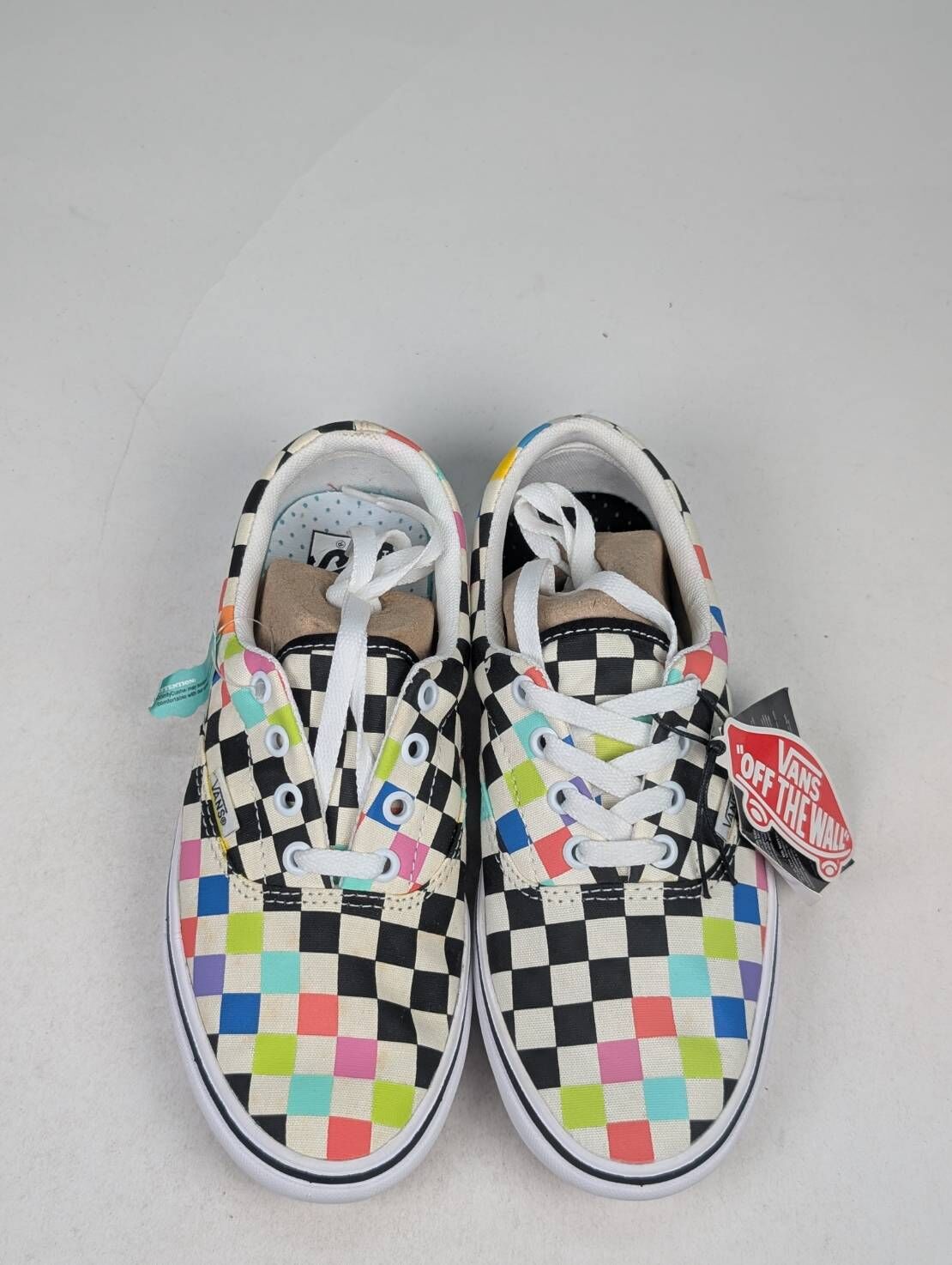 微瑕疵-左右腳明顯泛黃 VN0A3WM91PJ M5 VANS X MOMA滿版彩色棋盤格聯名限定版