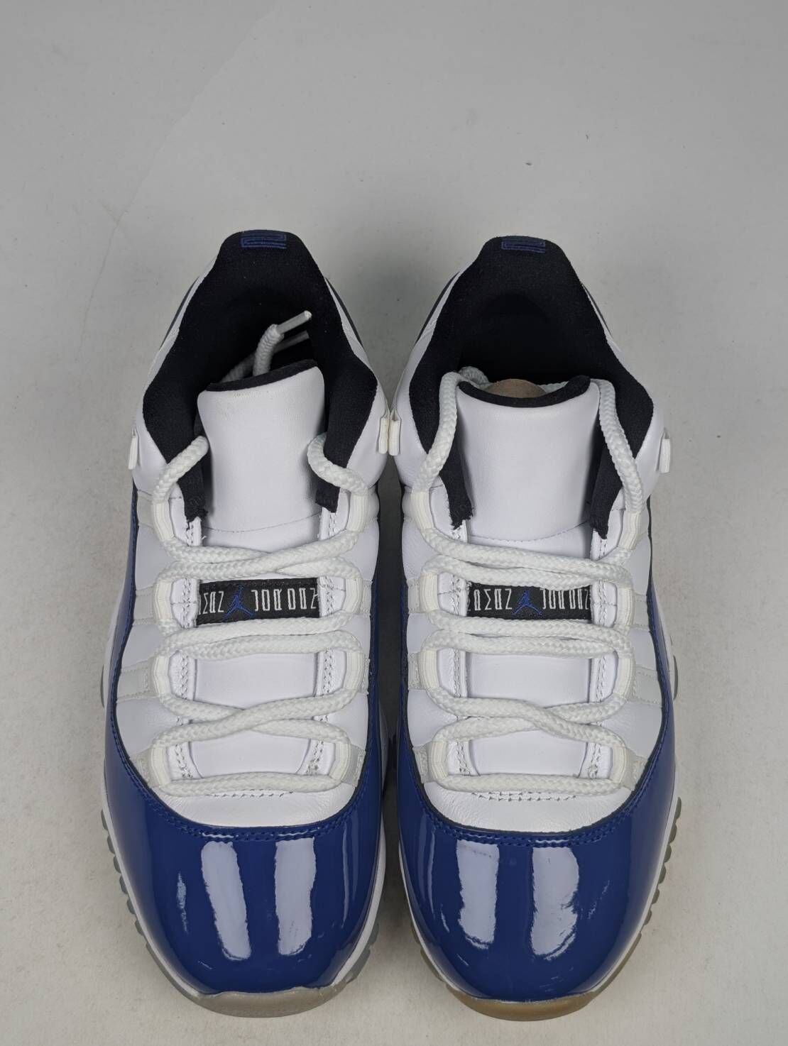 微瑕疵-左腳大底泛黃 AH7860-100 W8 Air Jordan 11 Low Concord W 白藍 女鞋