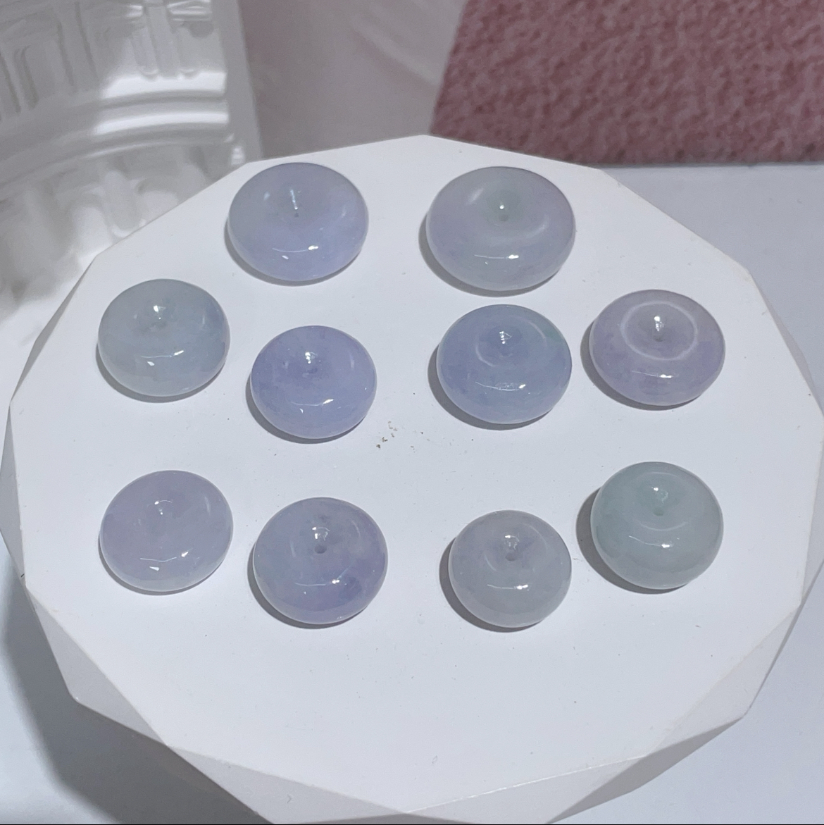A貨紫翡翠平安扣