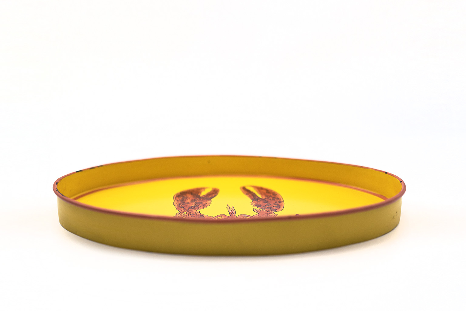 Les Ottomans｜Handpaint Lobster Oval Tray