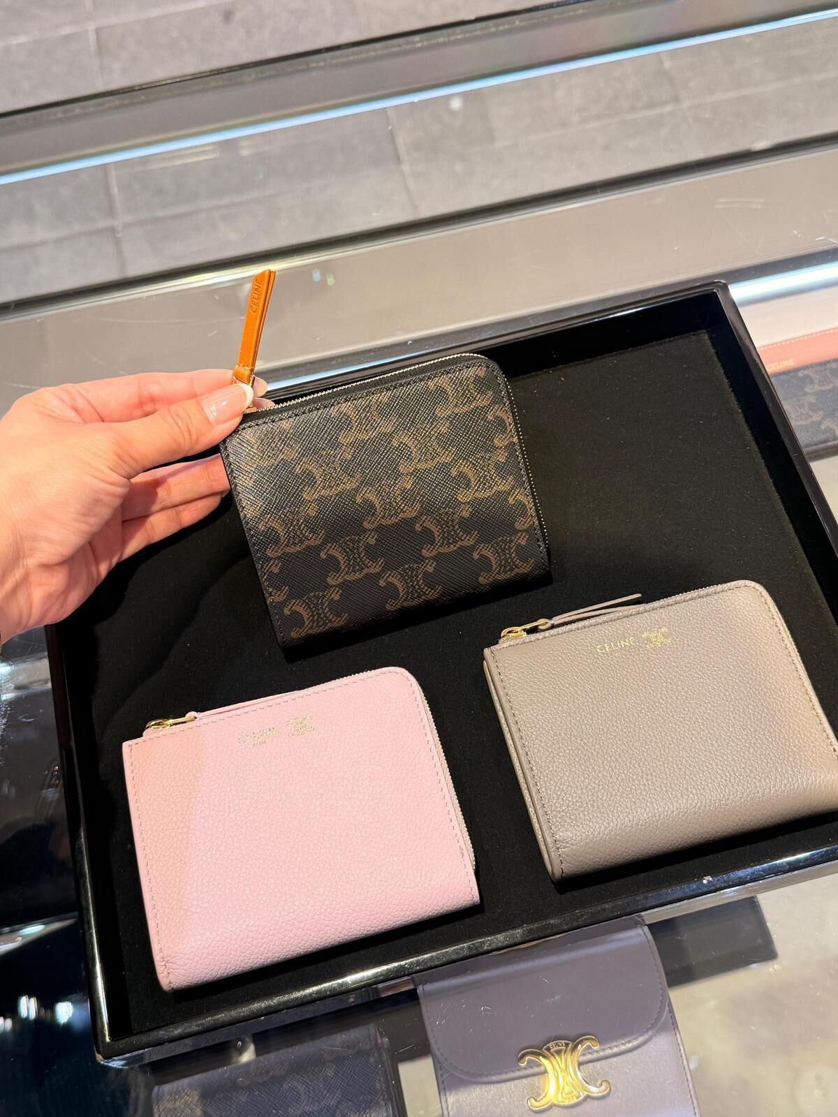 Celine L-Zip Wallet
