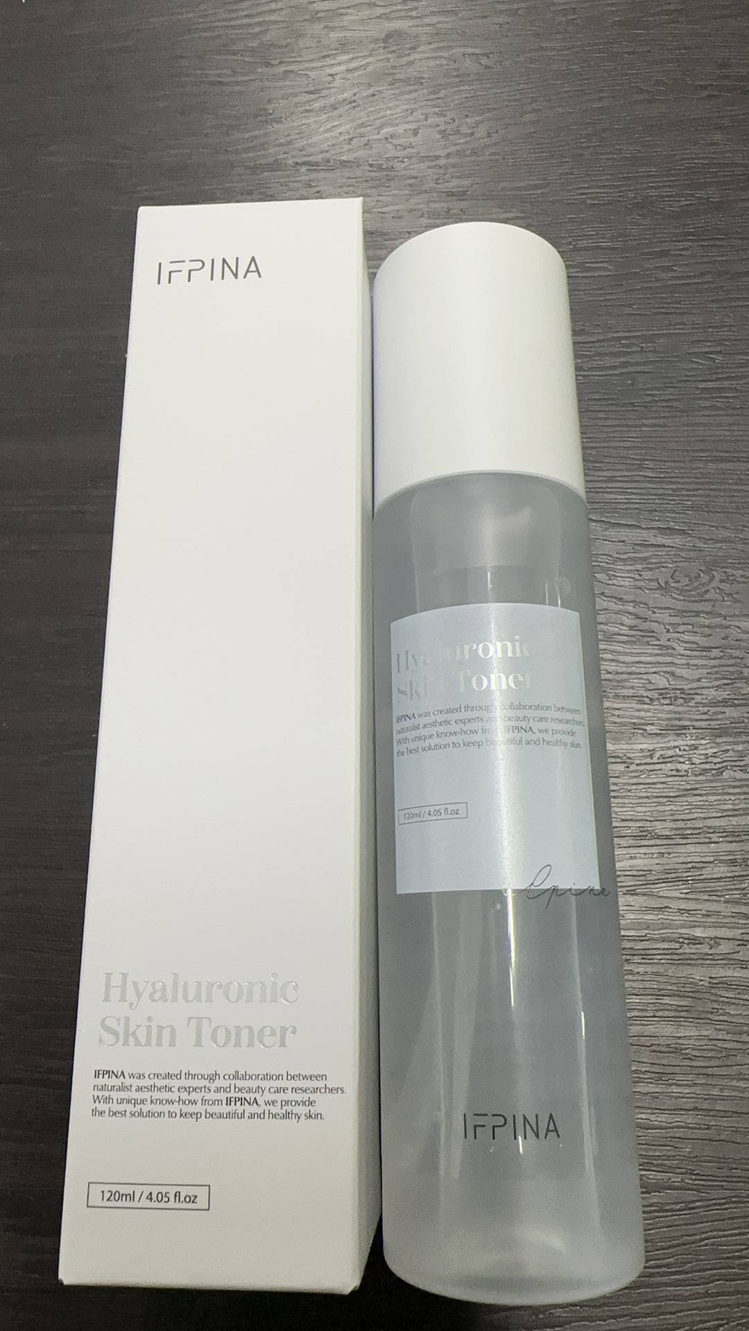 SM102 IFPINA 植物玻尿酸爽膚水 120ml Hyaluronic SKin Toner**到期日:2027/01