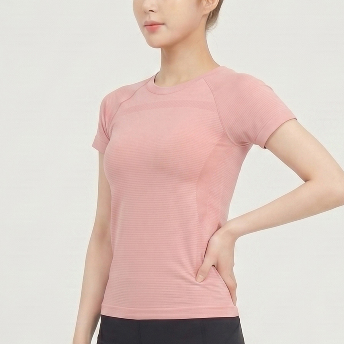 無縫彈力修身瑜珈/運動/機能短袖