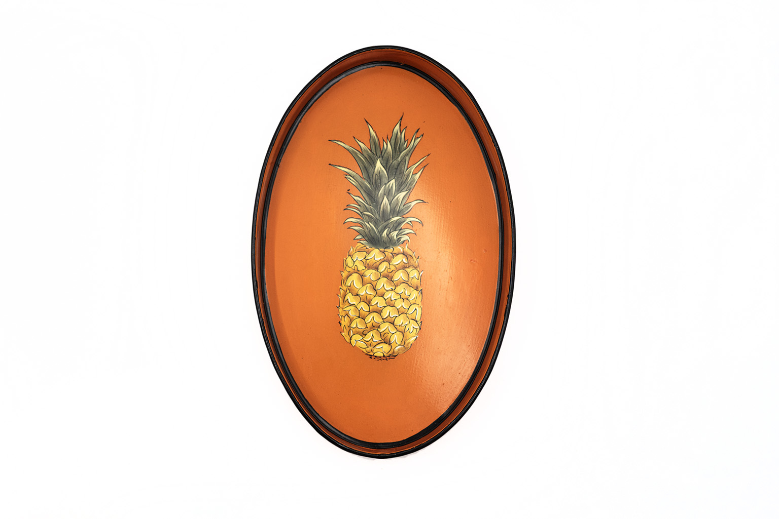 Les Ottomans｜Handpaint Pineapple Oval Tray