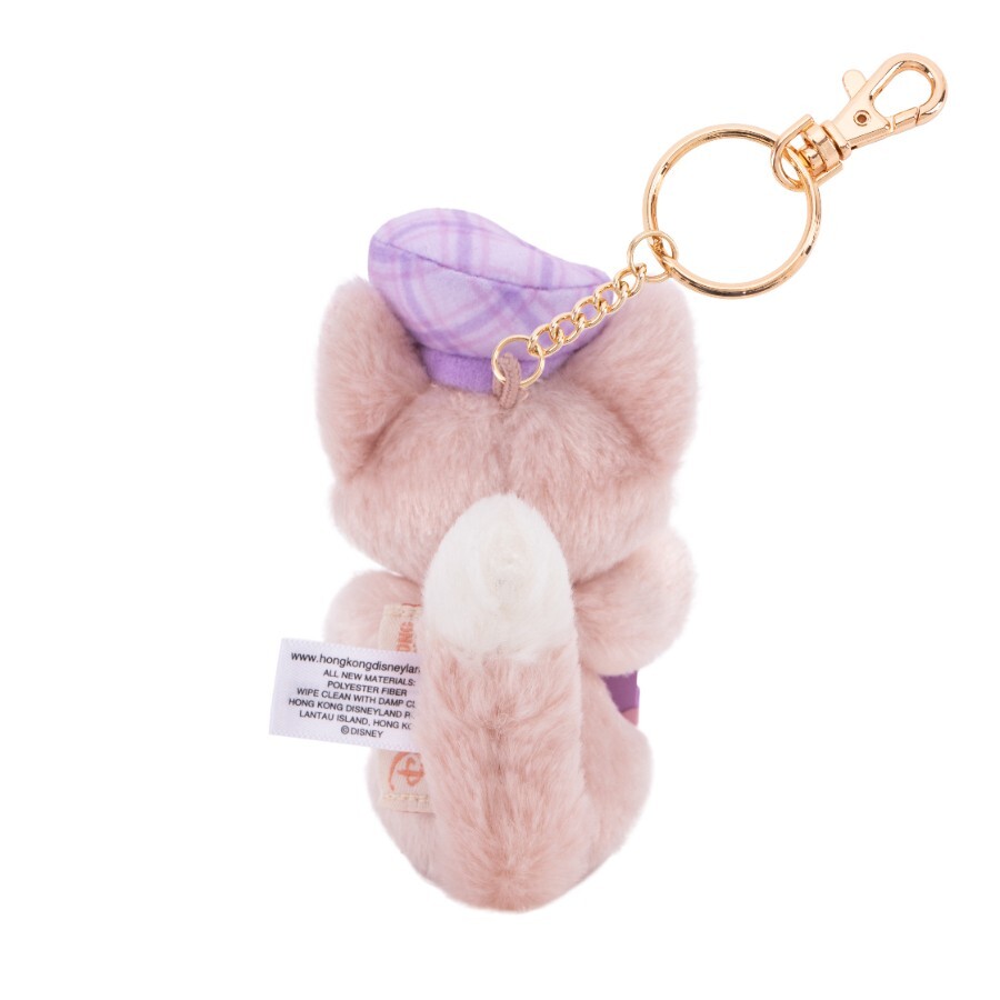 達菲 Duffy 與好友們 萌遊旅伴系列 玲娜貝兒 Lina bell 行李箱造型 絨毛 鑰匙圈 吊飾 -香港迪士尼樂園