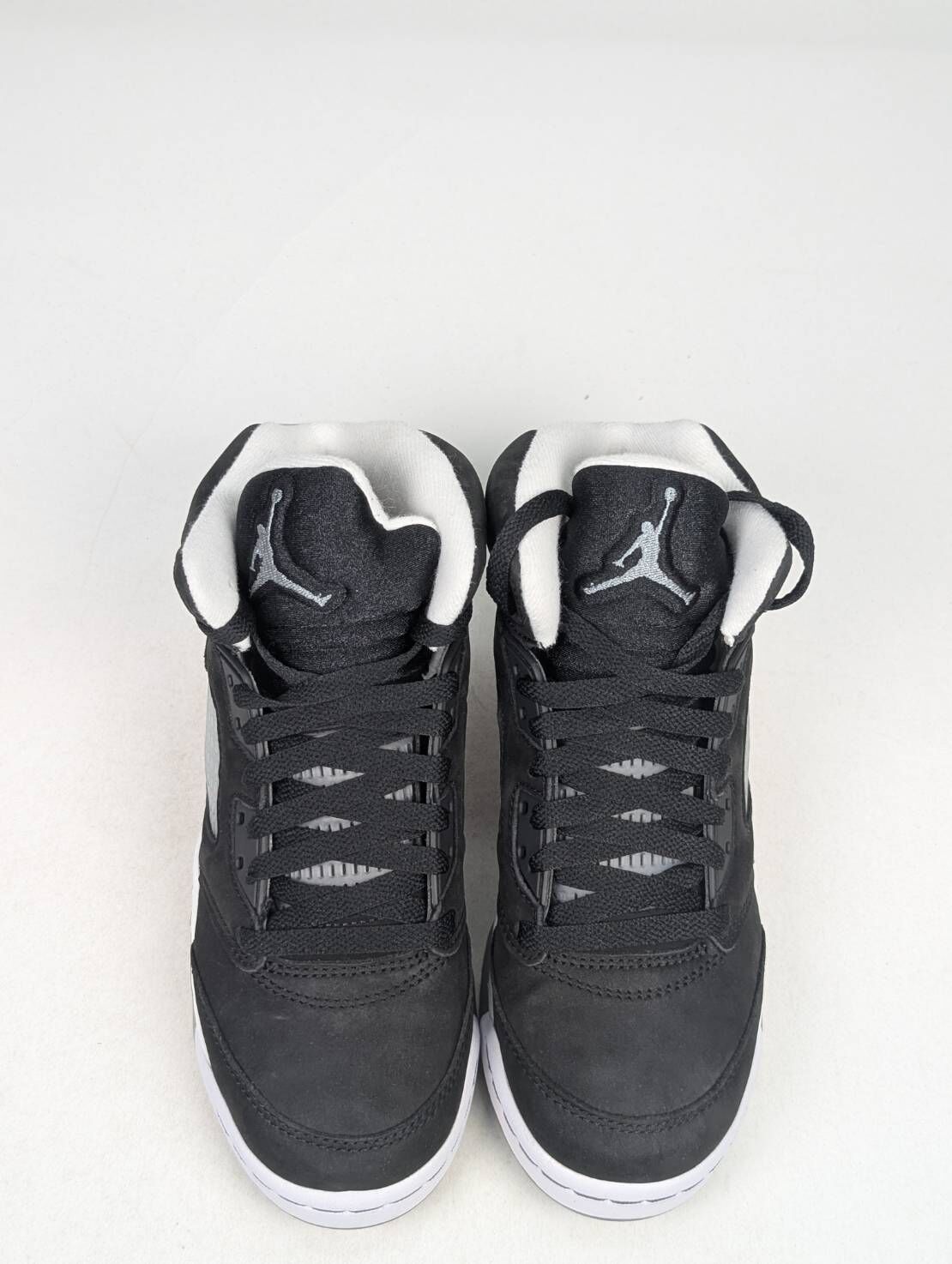 微瑕疵-左右腳中底鞋底泛黃右腳鞋扣壞掉 440888-011 4.5Y Air Jordan 5 GS '' Oreo '' 黑白 Oreo 2021 女款
