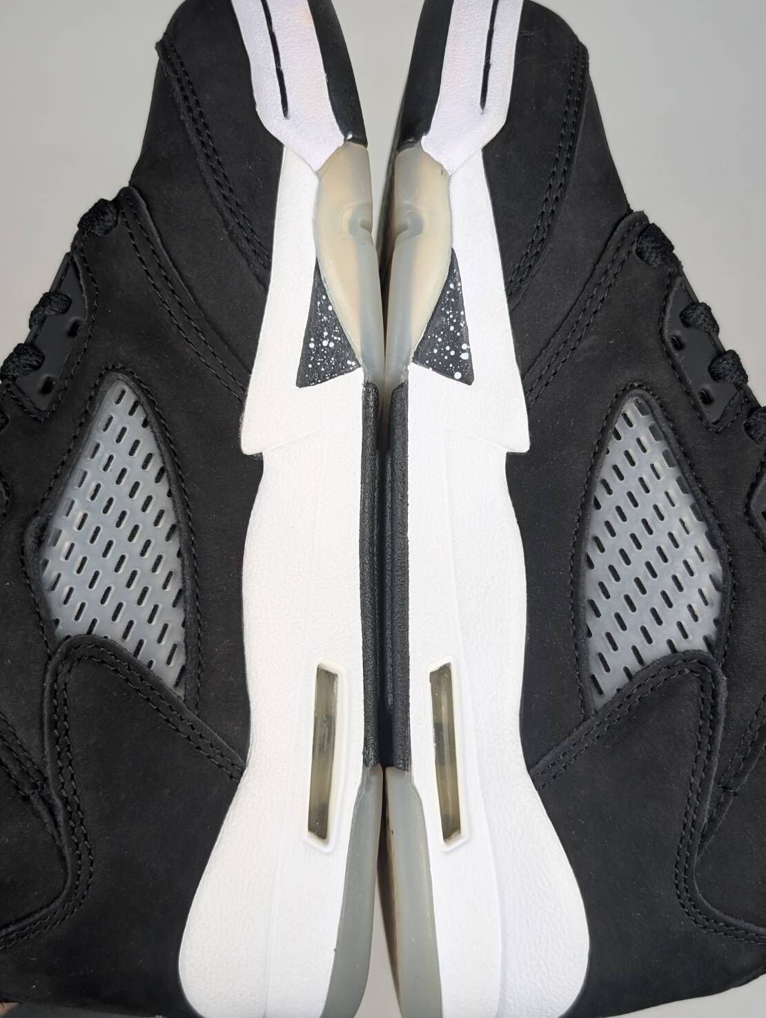 微瑕疵-左右腳中底鞋底泛黃右腳鞋扣壞掉 440888-011 4.5Y Air Jordan 5 GS '' Oreo '' 黑白 Oreo 2021 女款