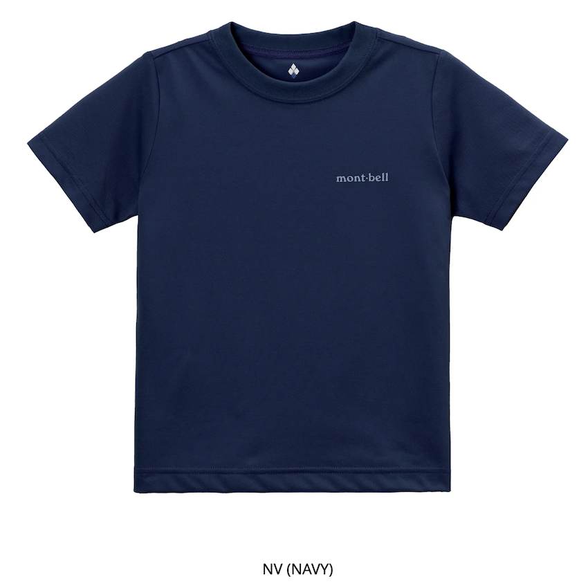 日本 Mont-Bell Wickron UV-TECT T Kid's 幼童 T-Shirt