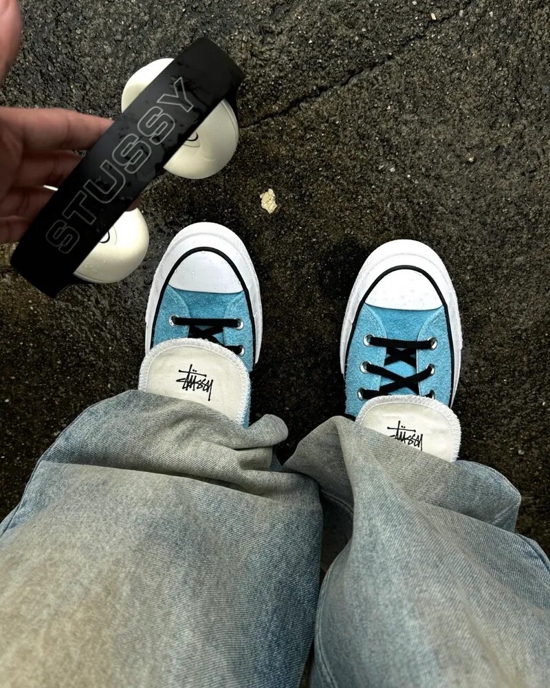 【預購】CONVERSE X STUSSY CHUCK TAYLOR ALL STAR 70 HI "SKY BLUE" A07663C