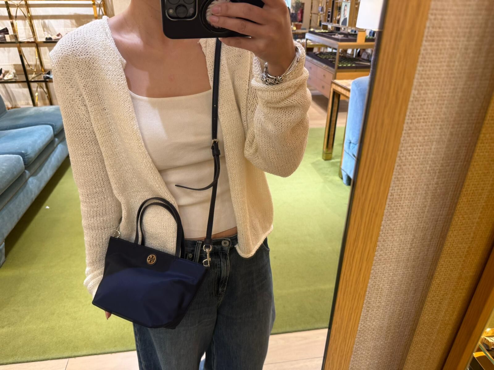 LYS01669 Tory Burch 尼龍超輕身兩用款Tote Bag