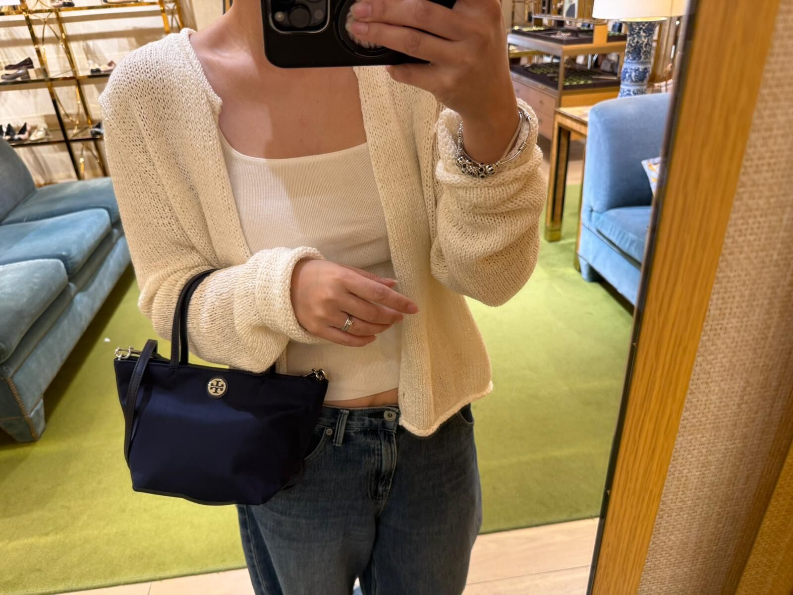 LYS01669 Tory Burch 尼龍超輕身兩用款Tote Bag