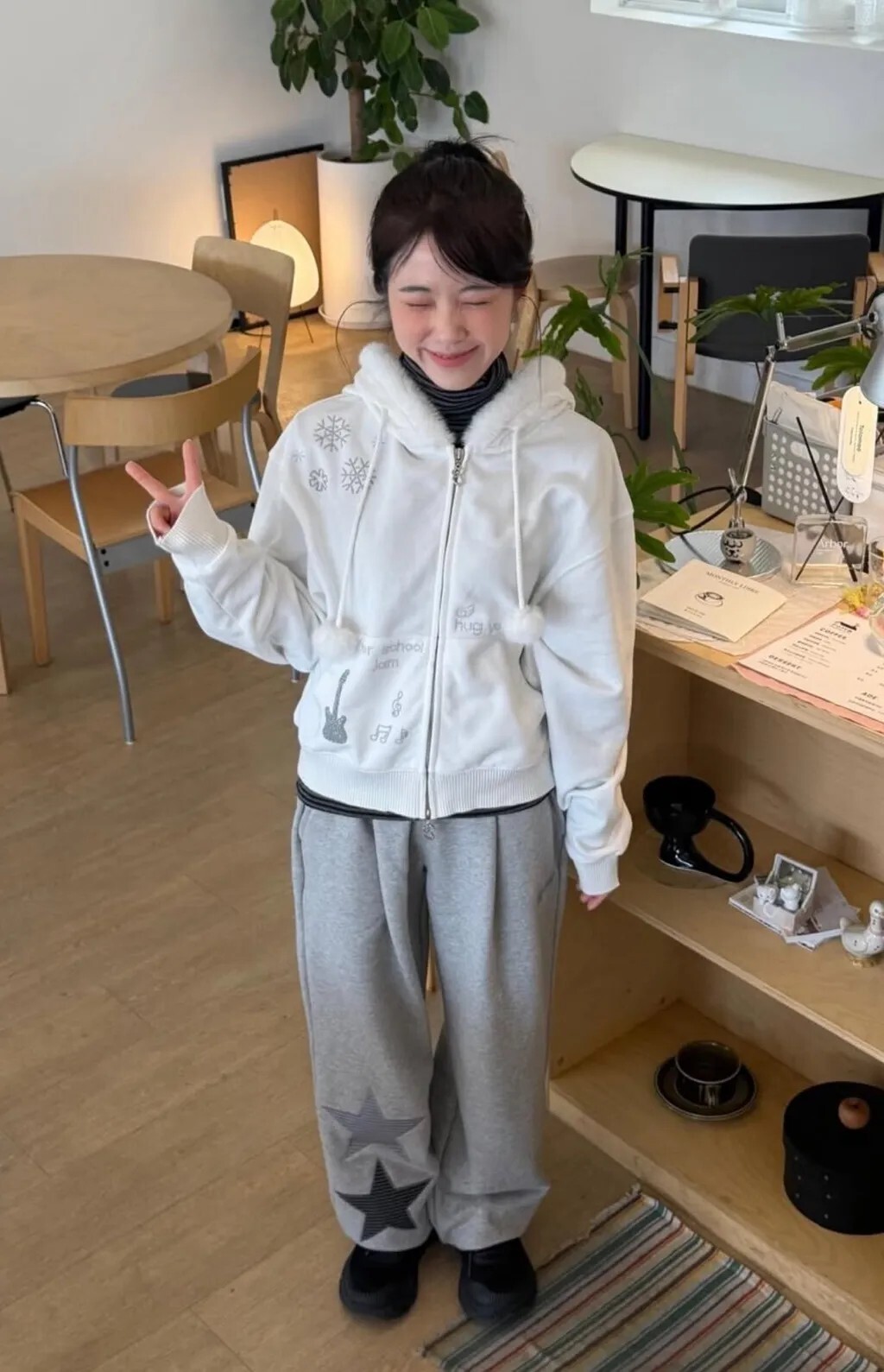 <單件免運🛒>Ambler Starlight 條紋星星 可束口 棉褲 2色