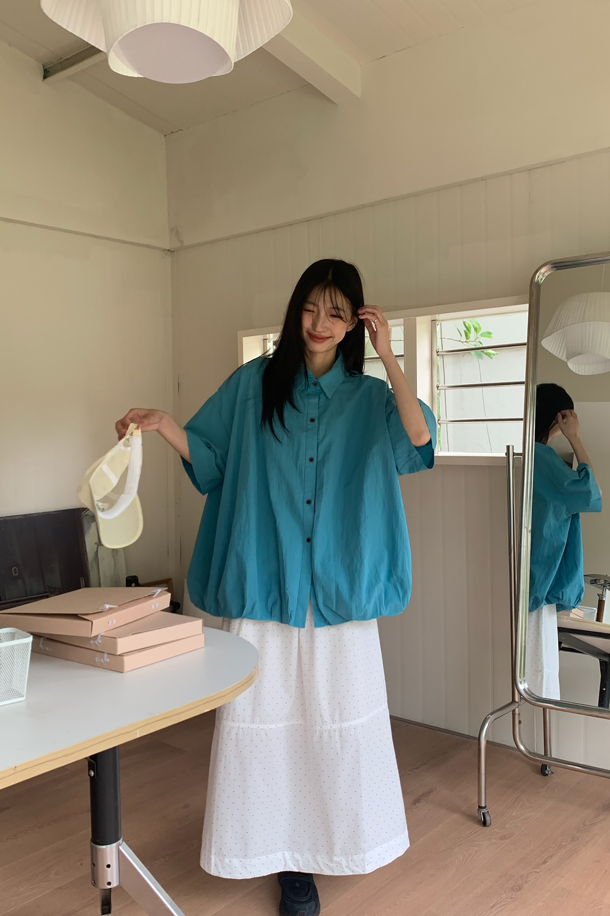 April｜日系氣球下擺短襯 4色