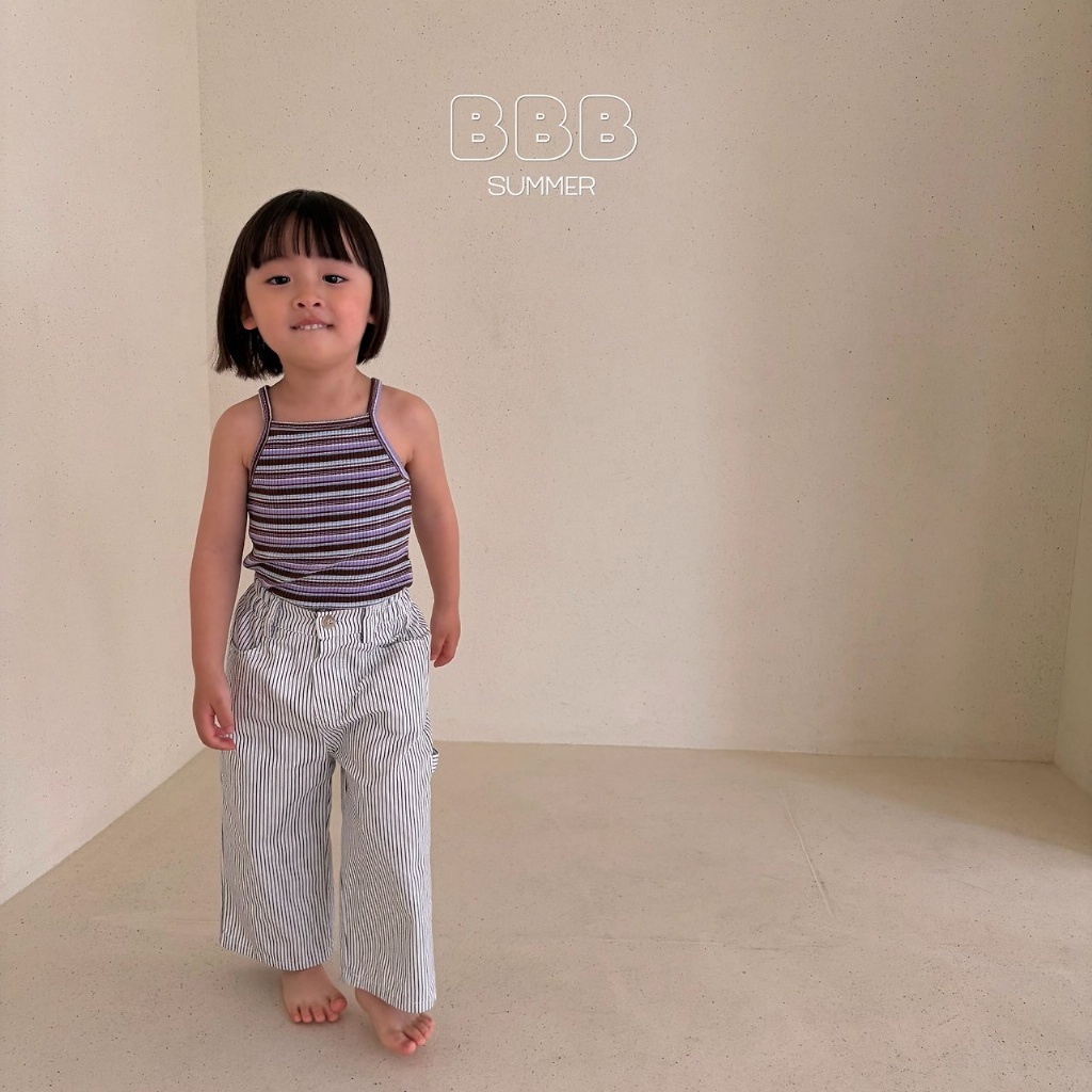 正韓夏bella_bambina 兩色條紋背心