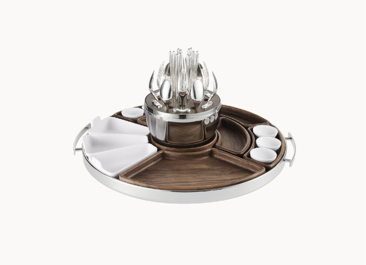 Christofle｜MOOD系列 - 中式蛋型托盤組