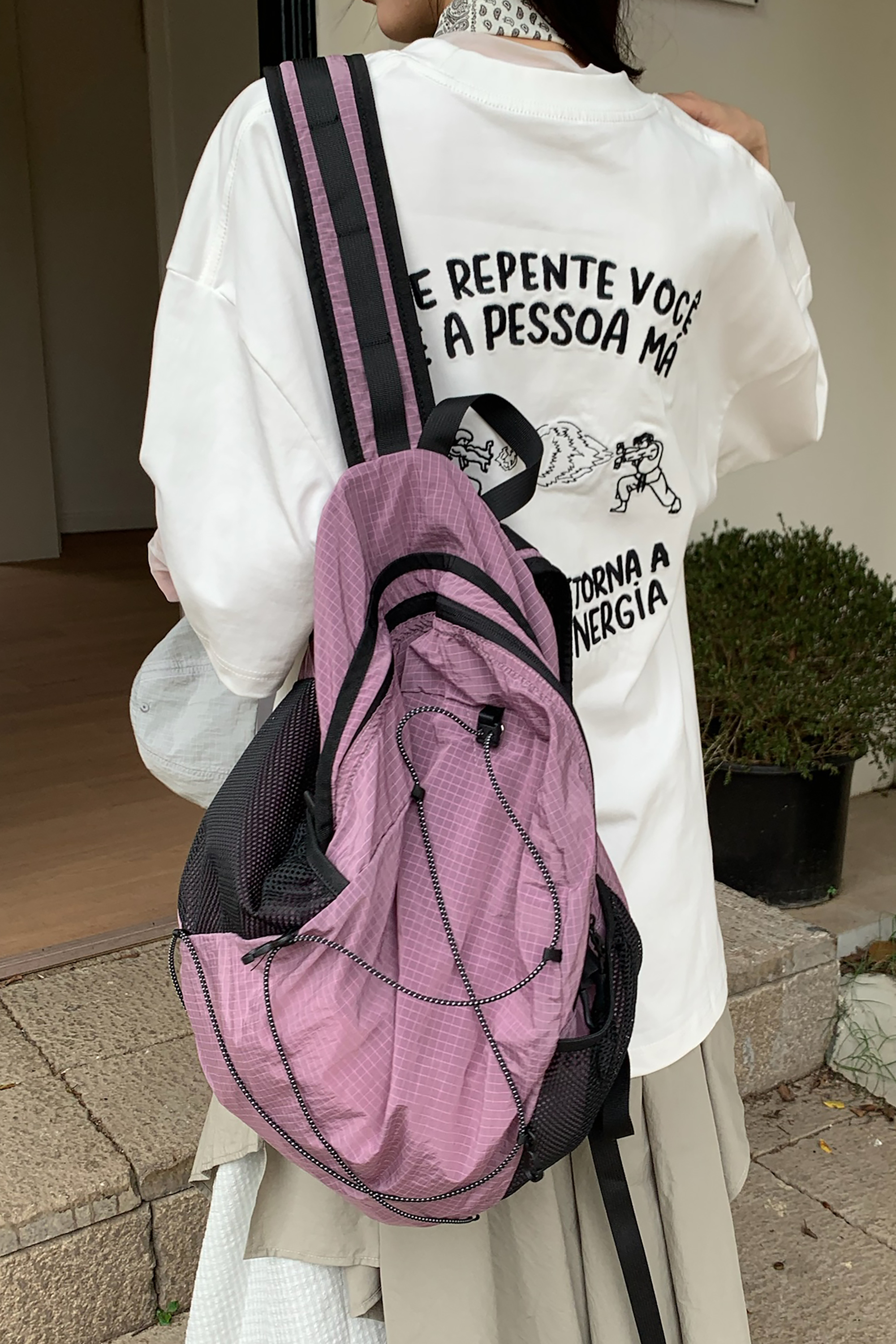 April｜輕量小格機能後背包 3色