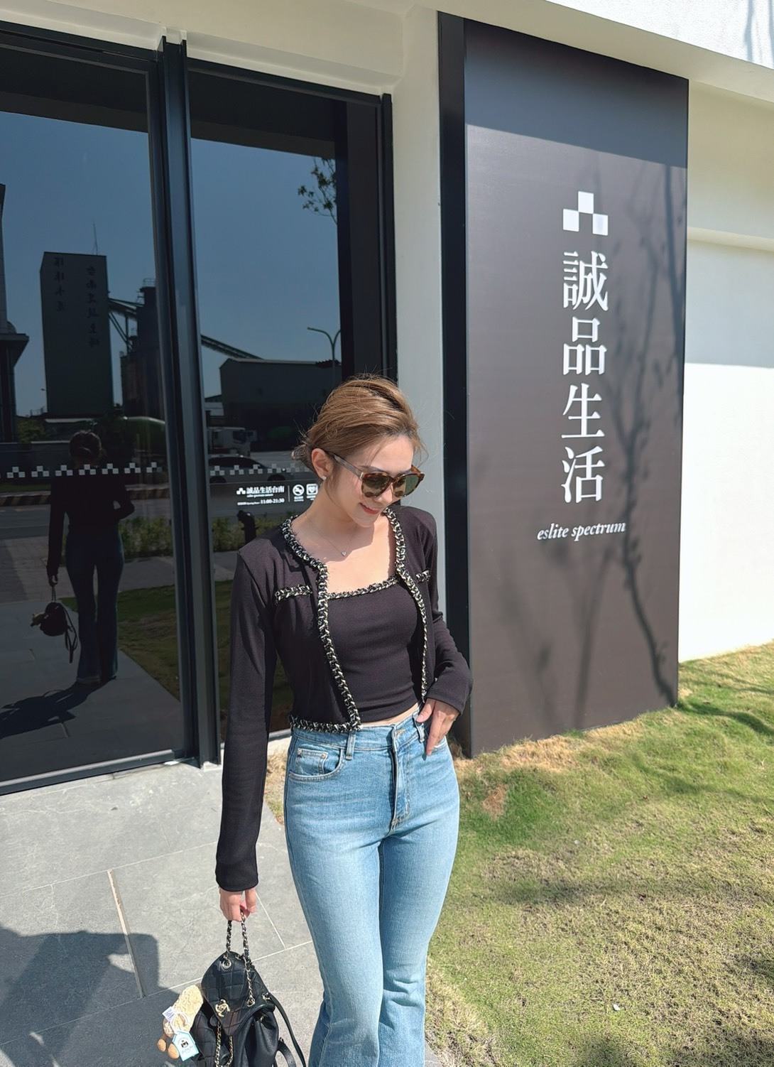 ［限量預購］🔥04.29春夏新品］💥私訊爆炸款］🇰🇷正韓超彈滾邊小香背心+小香薄外套套裝（黑色/兩色）