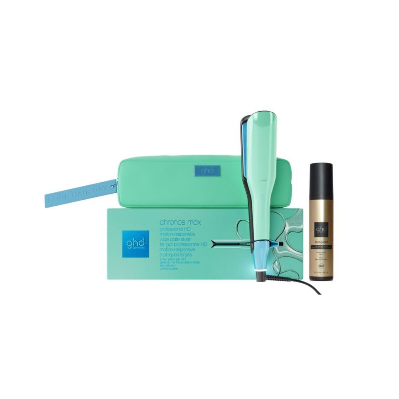 GHD 限量版果凍薄荷ghd Chronos Max寬版高清亮澤造型夾套裝