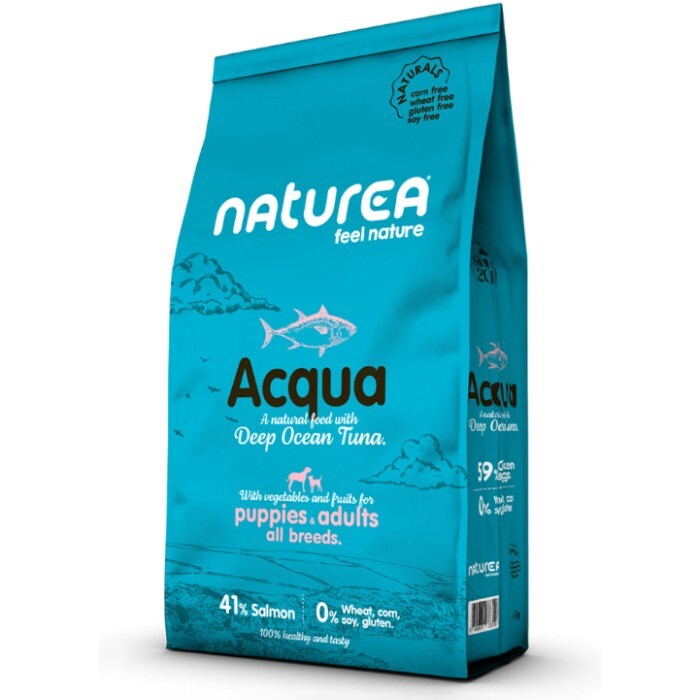 Naturea Natural Acqua All Breeds Dog Whole Tuna Formula- 2kg / 12kg (dog dry food)