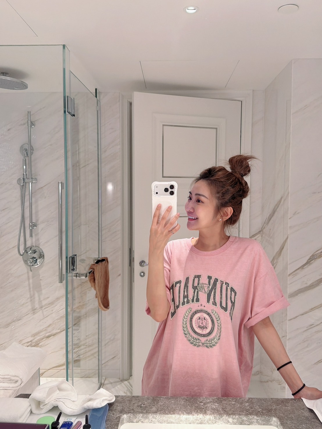 ［預購］🔥04.29春夏新品］🇰🇷正韓圓領復古印花寬鬆T恤（三色）