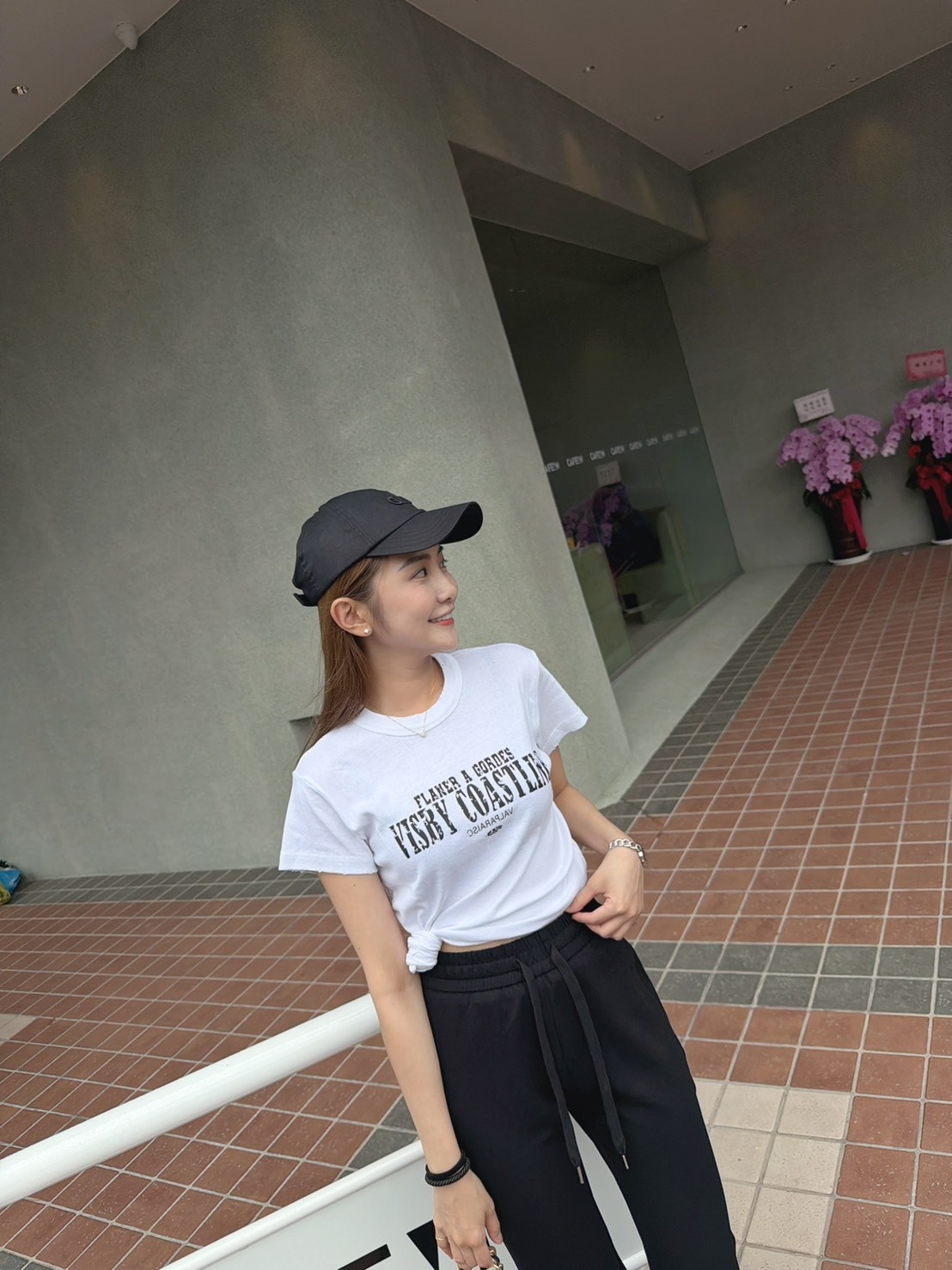 ［預購］🔥04.29春夏新品］💥闆娘命定包色款］🇰🇷正韓圓領微刷破感印花洗水棉T恤（兩色）