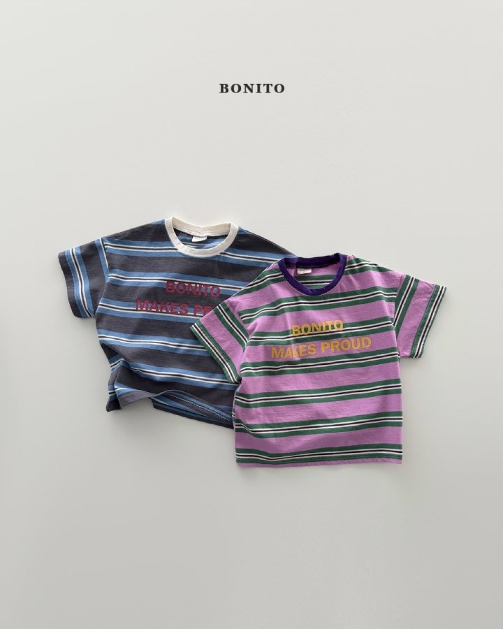 Bonito PROUD 條紋 tee / 2色
