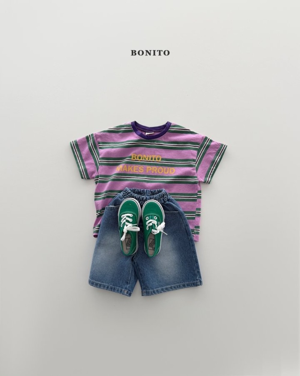 Bonito PROUD 條紋 tee / 2色