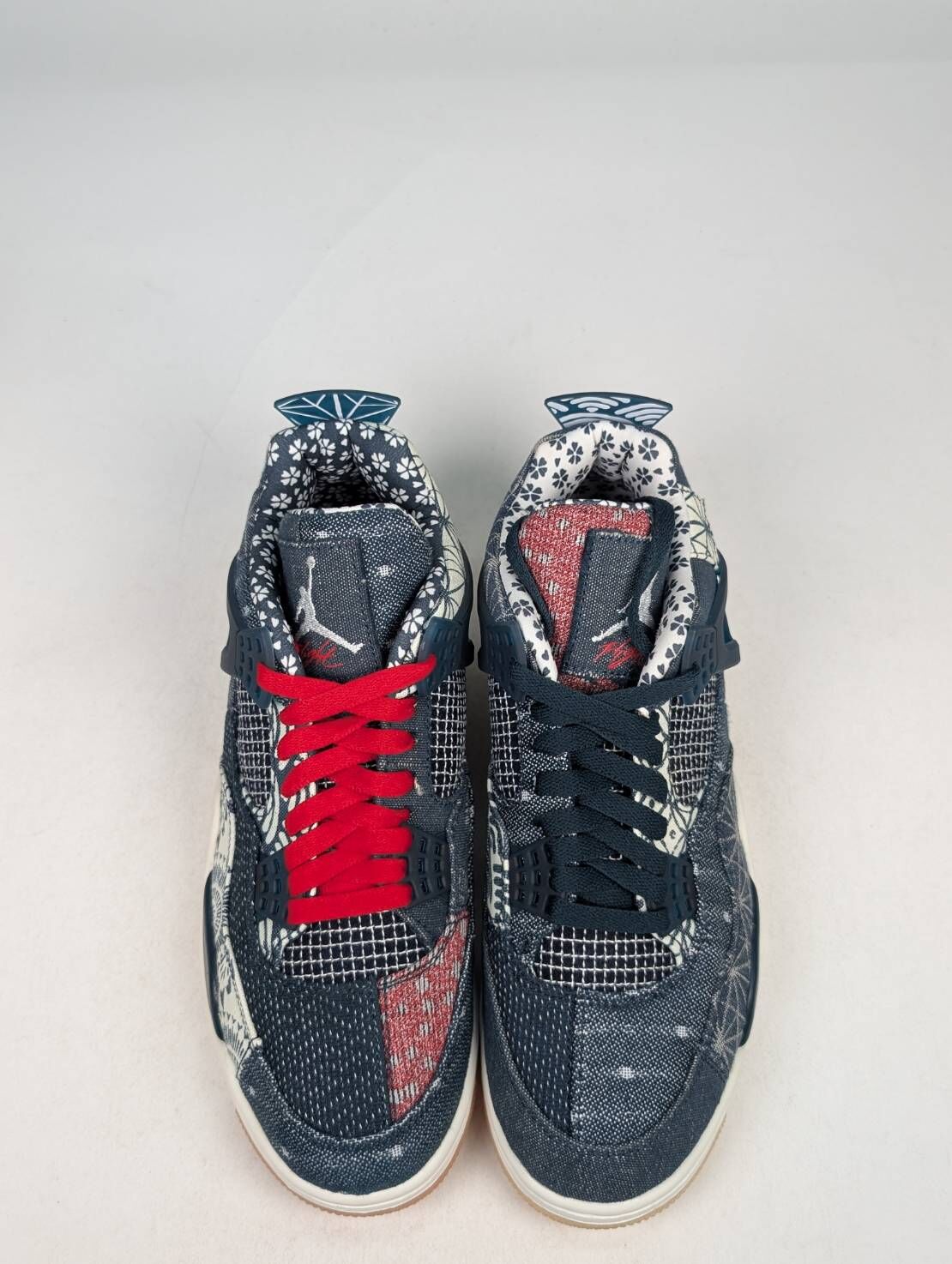 微瑕疵-左右腳大底氧化泛黃 CW0898-400 M8 Air Jordan 4 SE "Deep Ocean" 藍白 刺子繡