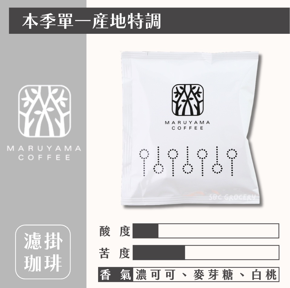 【新品24H出貨】𝗠𝗮𝗿𝘂𝘆𝗮𝗺𝗮丸山咖啡 本季單一產地特調濾掛式咖啡