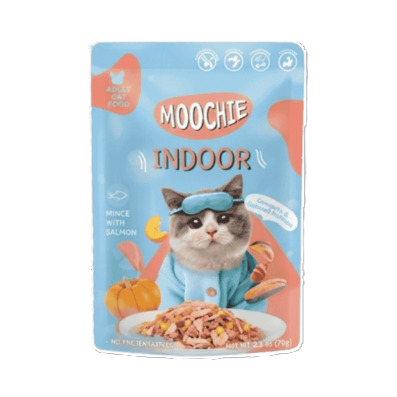 Moochie 貓濕糧．海鮮系列 室內配方 三文魚70g