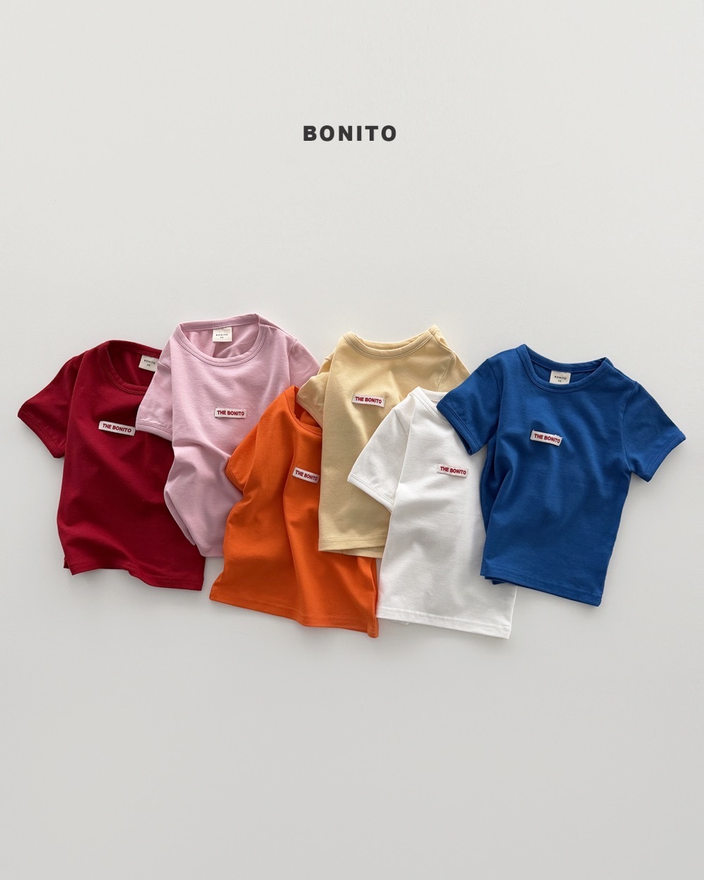 Bonito 顏料柔軟 tee / 6色