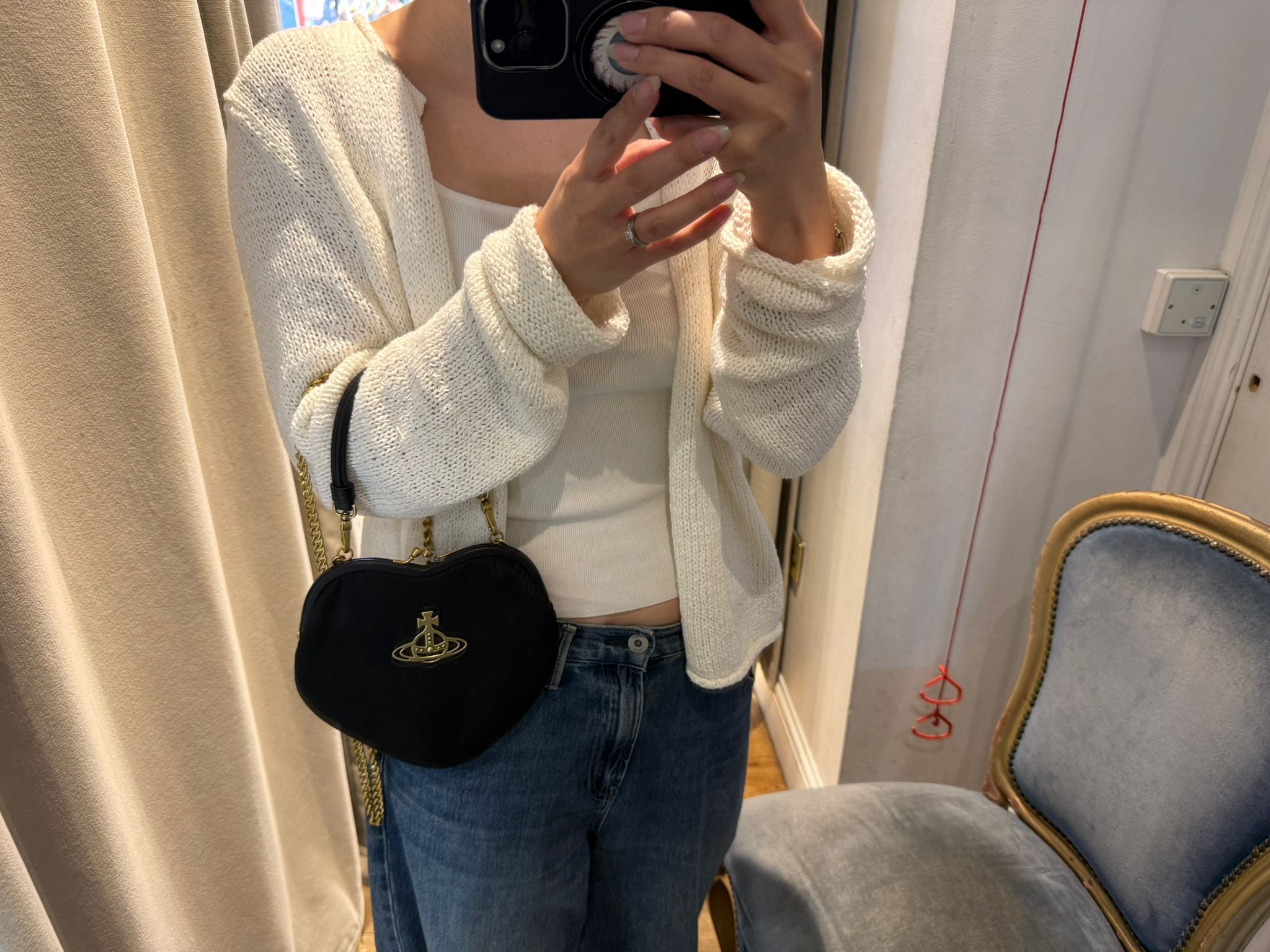 LYS01672 Vivienne Westwood 愛心手挽/斜孭袋