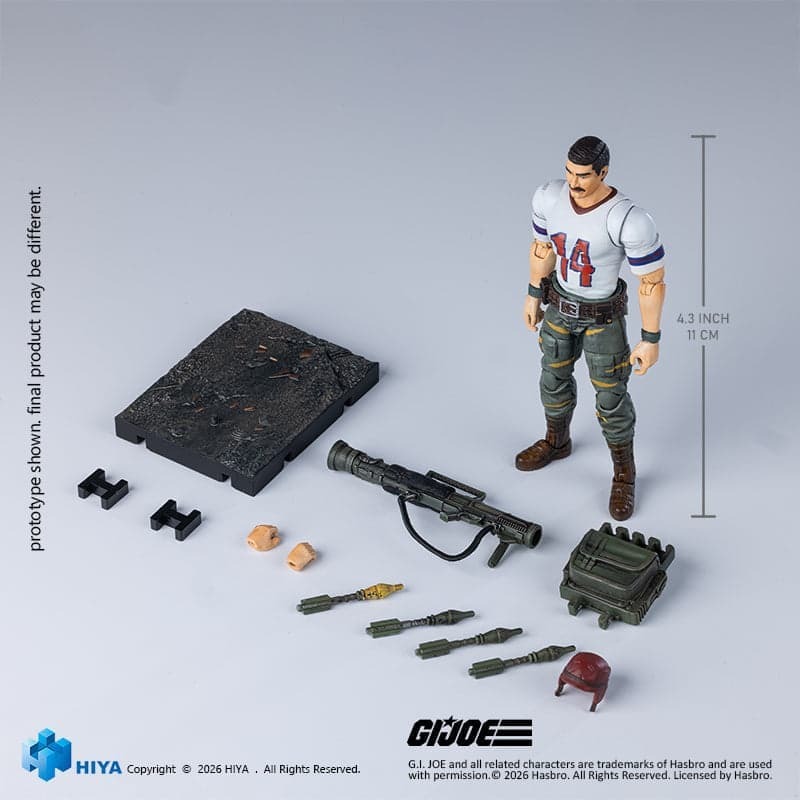 預購27/Q2 HIYA 代理版 可動 1/18 E.M.S. 特種部隊 Bazooka 老虎力量Ver.