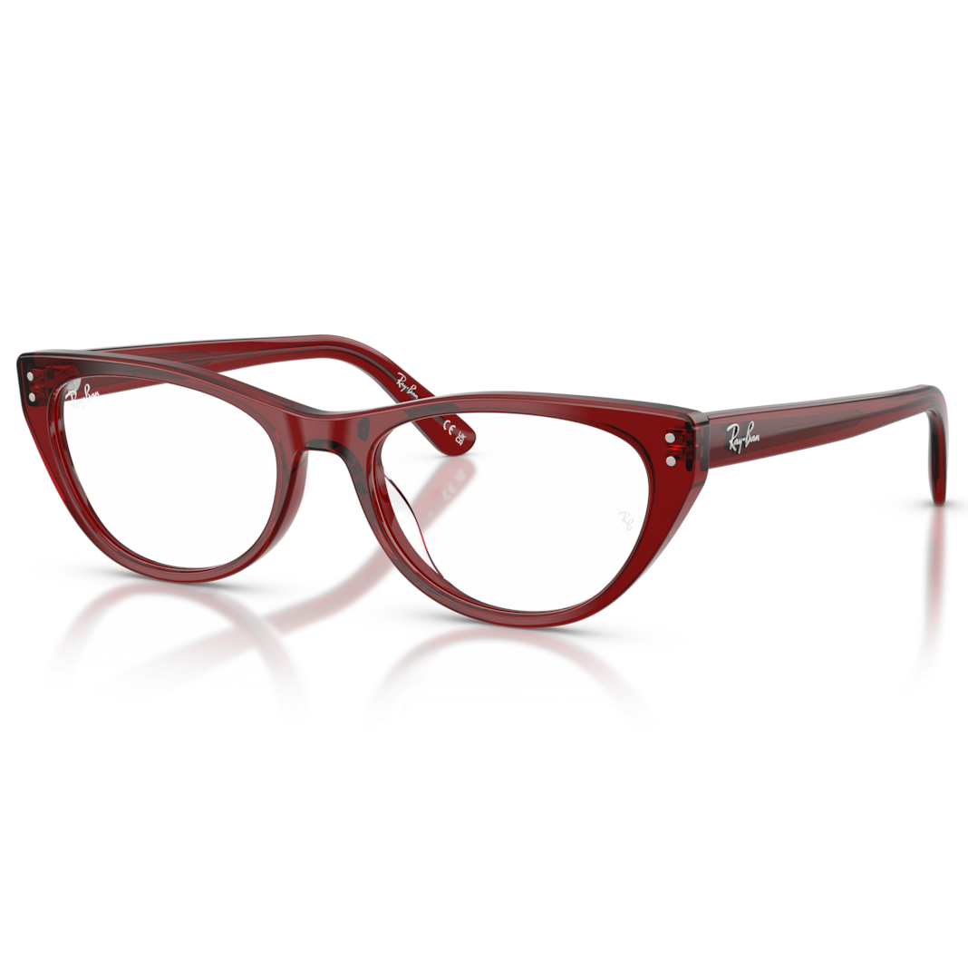【RayBan】RB5449D 8464-54mm 光學眼鏡(紅色)♦